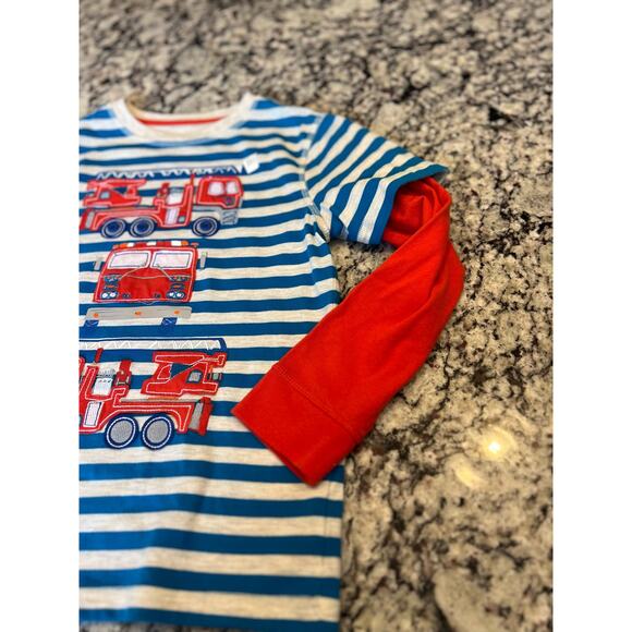 JK J. Khaki boys shirt fire trucks size 7 EUC - Picture 3 of 6